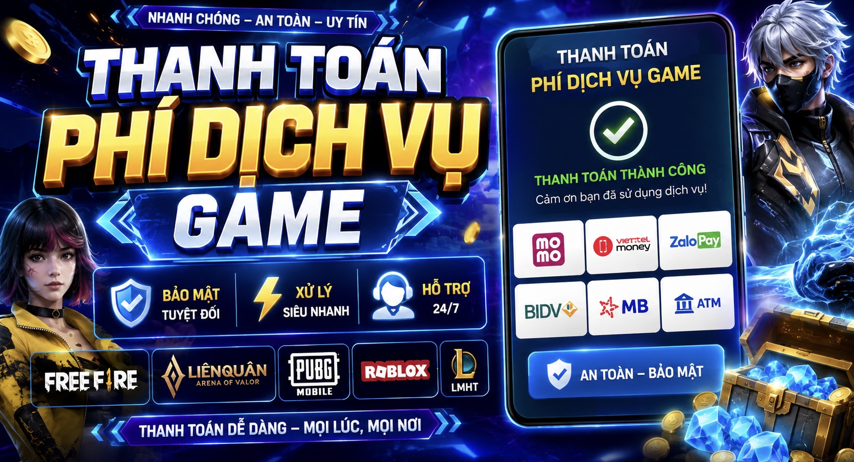 THANH TOÁN PHÍ DỊCH VỤ